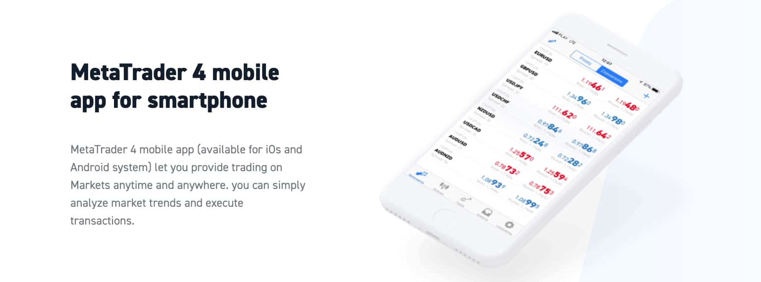 MT4 Mobile App XTB Review