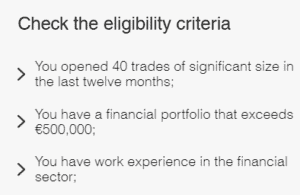 eligibility for thinkmarkets professional trader