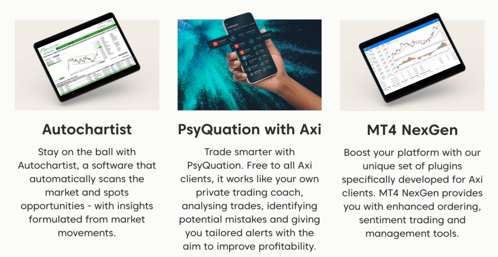 Axi UAE Dubai Forex Trading Tools