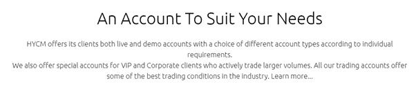 hycm 3 account types