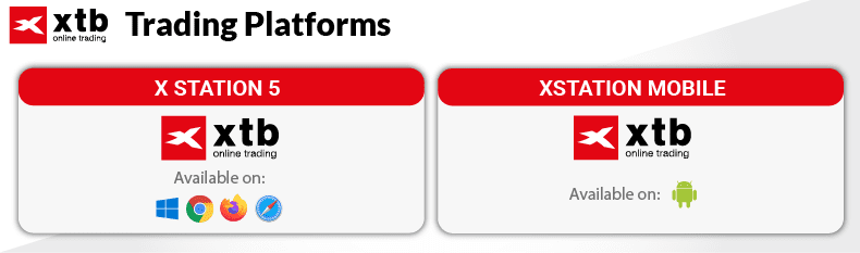 xtb trading platforms