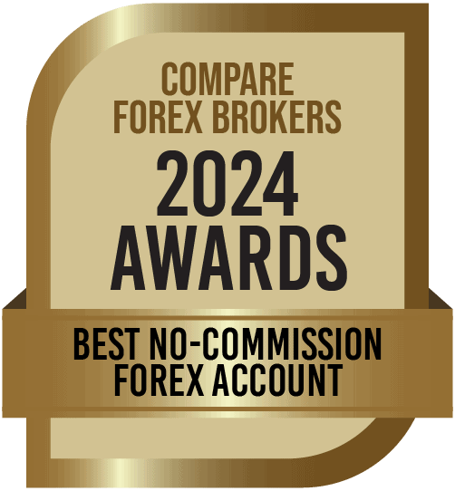best non commission forex account award 2024