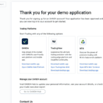 Application For Demo Account Complete