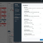 Creating Trade Defaults For Faster Orders