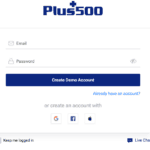 Creating A Demo Account on Plus500