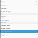 Copy Trader Search Criteria on eToro